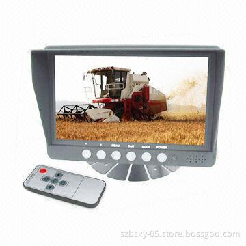 7-inch Car Monitor with Sun Shield for Car Backup Camera Systems